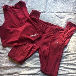 Gymshark Aspire Leggings with matching tank